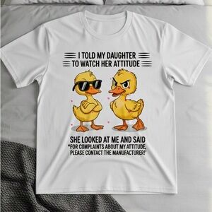 Quirky Duck Attitude  T-Shirt